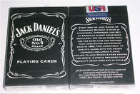 Kağıt Görünmez Jack Daniel&amp;#39;in Poker Okuyucu ve Tarayıcılar İçin İşaretli Barkod Iskambil Kartları
