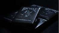 Siyah Muhafızlar Güverte Bisiklet Plastik Oyun Kartları / Poker Hile Cihazı